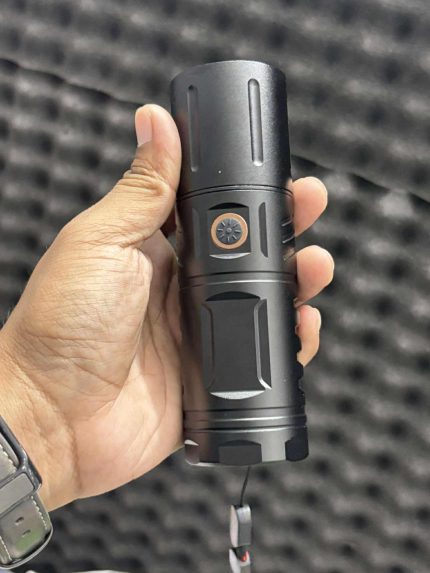Jumbo Super Power LED Zoom Torch Light With Power Bank
