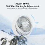 Vyvylabs D04 Mini Portable Desktop Fan with LED light - Image 3