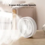 Vyvylabs D04 Mini Portable Desktop Fan with LED light - Image 4