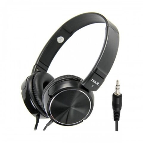 HAVIT HV-H2178D 3.5mm Wired Headphone with Tangle-Free Flat Cable