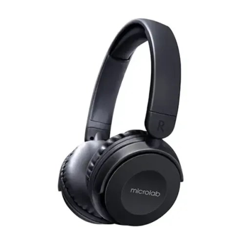 Microlab HB21 Bluetooth Headphone with Foldable Design and FM Radio Support