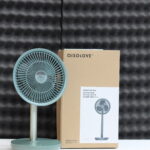 AISOLOVE F5 Pro Extendable Rechargeable Fan in a modern minimal design.