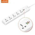 LDNIO SC5319 Multi Socket Extension Lead with 5 AC and 3 USB Ports