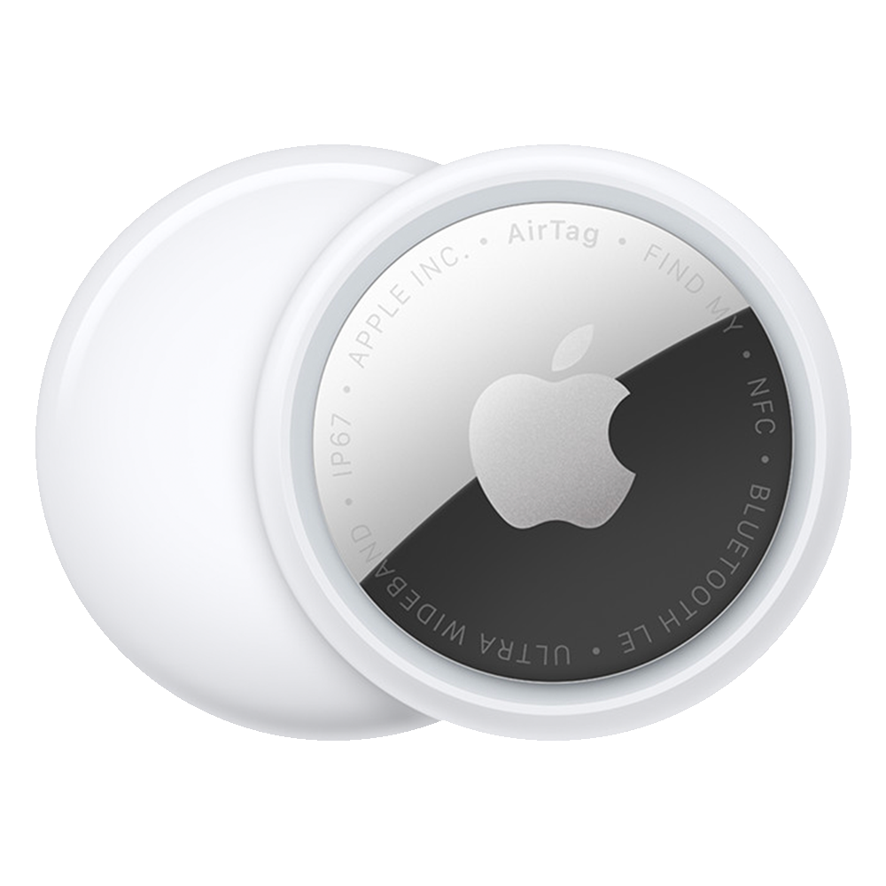 airtag-2nd-gen Apple AirTag 2nd Generation showing its sleek round design and built-in speaker.