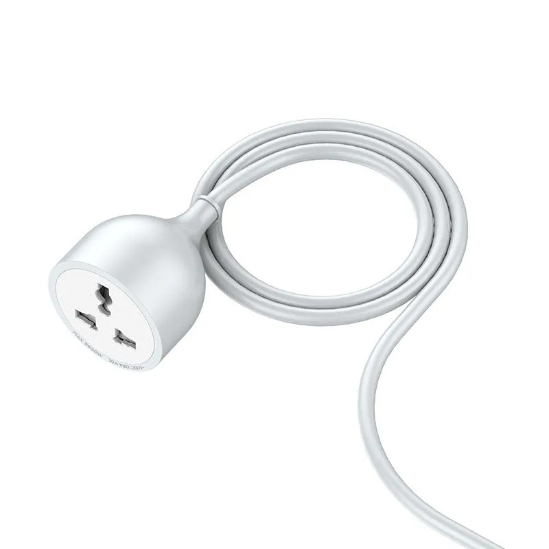 LDNIO SC1017 Universal Power Strip showing the 5m extension cord and UK 3-pin plug.