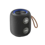 Weofly Stone Portable Bluetooth Speaker in black featuring RGB lighting.