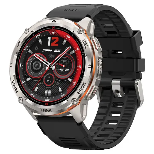 KOSPET Tank T3 Ultra 2 Rugged Smartwatch with Dual-Band GPS and AMOLED Display