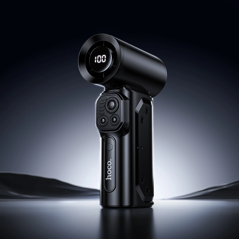 Hoco HX68 Flujo Ultra High Speed Fan with Digital Power and RPM Display