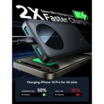 Joyroom JR-PBF12 10000mAh 12W 2.4A LED Power Bank with Triple Output Ports