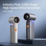 JisuLife Outdoor Fan Ultra1 Portable Handheld Fan 9000mAh - Image 4