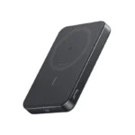 Anker MagGo Power Bank 10K ultra slim magnetic wireless charger power bank with Qi2 certification and smart digital display screen view black color