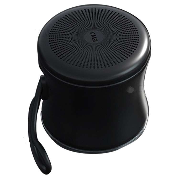 EWA A119 3W metal body mini portable speaker ultra compact wireless pocket bluetooth speaker top grill design front view metallic silver color