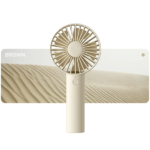 JISULIFE FA21 Price in BD handheld fan portable small fan 3 speeds rechargeable mini pocket fan front view pink color
