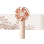 JISULIFE FA21 Price in BD handheld fan portable small fan 3 speeds rechargeable mini pocket fan front view pink color
