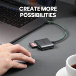 UGREEN 80798 USB-C to SD/TF and USB 2.0 Memory Card Reader - Image 2