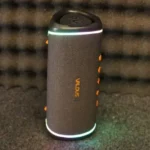 Valdus XBOX 2 portable hifi bluetooth speaker with gaming inspired design dynamic RGB LED lighting mesh grill top physical buttons and type c port turn on
