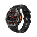 XTRA Active R28 Smart Watch showing a sleek modern rectangular smartwatch frame with a clear 1.96-inch touchscreen display and a comfortable silicone strap