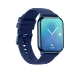 XTRA Active S18 Smart Watch showing a sleek rectangular ABS and Zinc Alloy smart watch frame with a large 1.96-inch HD touch display screen, a single side navigation button layout, and a durable soft silicone wrist strap view