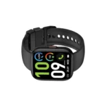 Xtra Active S6 Pro Smart Watch showing the premium square ABS body layout, large 1.85-inch front color touch screen, interchangeable 22mm silicone wristband strap, and physical side control button panel