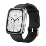 Amazfit Active 2 Premium Version Smartwatch showing its premium metallic bezel finish, vibrant sharp display, and elegant strap profile in image_agent_tag_2746729282884260956.png