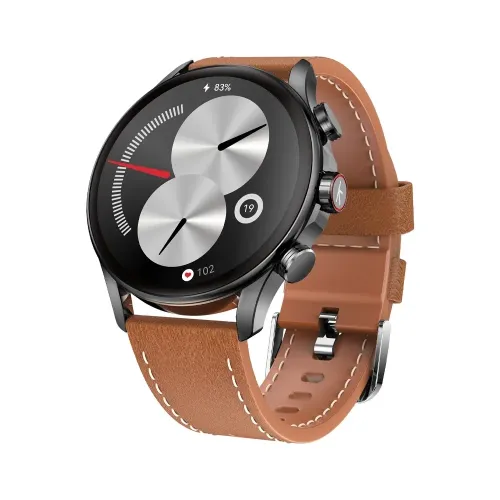 Kieslect Balancer smart watch with premium round display screen and a sleek metallic chassis shown in image_72eee5.png