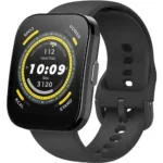 Amazfit Bip 5 Smart Watch with an ultra-large high-definition touch display screen and a stylish frame shown in image_72eee5.png