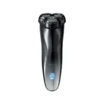 ENCHEN Blackstone 3 men's electric shaver with digital LED display, 3D floating heads, and open pop-up trimmer turned on
