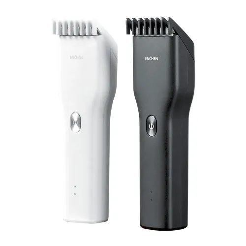 boost-01-500x500 ENCHEN Boost USB electric hair trimmer with adjustable sliding comb and Type-C charging port open