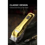 ENCHEN Boost 3 Type-C electric hair trimmer with adjustable sliding comb and charging cable open