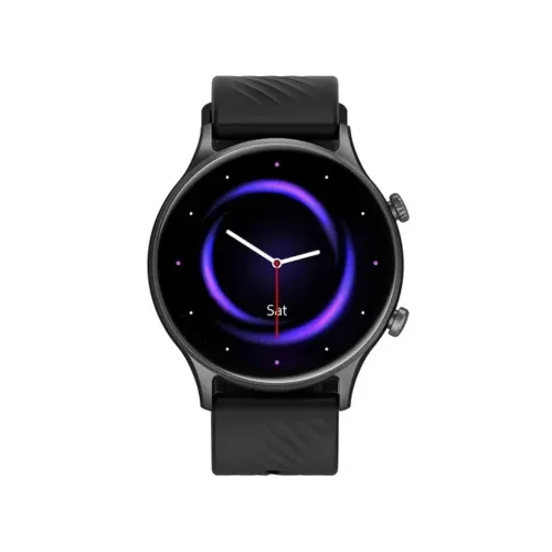 Zeblaze Btalk 2 Lite showing the large front screen dial design and premium wrist strap layout