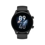 Zeblaze Btalk 3 Plus showing the large front screen dial design and premium wrist strap layout