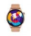 Zeblaze Btalk 3 Pro Smart Watch showing the slim round housing bezel, vibrant 1.43-inch front AMOLED touch screen displaying a colorful watch face, and soft silicone wristband strap