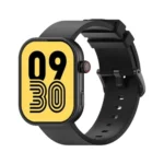 Zeblaze Btalk Plus showing the large front screen dial design and premium wrist strap layout