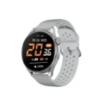 Weofly Curve 2 smart watch with premium round display screen and a sleek metallic chassis shown in image_72eee5.png