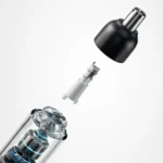 ENCHEN N3 Mini Electric Ear and Nose Hair Trimmer with protective cap and compact pen-style body design