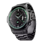 boAt Enigma X400 Smart Watch with a premium round display screen and a sleek metallic chassis shown in image_72eee5.png