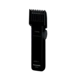 Panasonic ER2051K rechargeable corded and cordless electric hair and beard trimmer with built-in quick adjust dial, integrated guide comb, power adapter, storage pouch, and trimmer oil turn on
