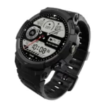 Black Shark GS3 Sport Smart Watch with a premium round sport display screen and a rugged chassis shown in image_72eee5.png