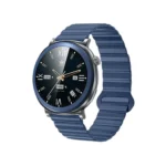 KFI GT6 Smart Watch showing a sleek modern rectangular smartwatch frame with a vibrant 1.96-inch AMOLED display and a comfortable silicone strap
