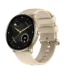 Zeblaze GTR 3 Pro Smart Watch showing a premium round 316L stainless steel smartwatch case with a 1.43-inch ultra HD AMOLED display and a soft liquid silicone strap view