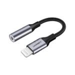 UGREEN 30756 Lightning Male to Female Extension Round Braided Cable (10cm, Black) - Image 2