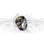 Imilab IMIKI Xplorer Pro smart watch with premium round AMOLED display screen and a sleek metallic chassis shown in image_72eee5.png