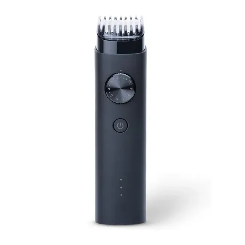 Xiaomi Mi Beard Trimmer professional rechargeable cordless hair and beard trimmer with length adjustment wheel, attachment comb, and USB charging cable