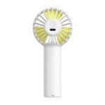 JISULIFE FA20 Price in BD mini handheld fan 2000mAh rechargeable battery portable pocket fan white color front view