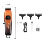 Kemei KM-263 Professional Rechargeable Hair and Beard Trimmer - Image 3