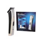 Kemei KM-5017 professional rechargeable cordless hair and beard trimmer with 4 attachment combs and charging cable