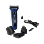 Kemei KM-6330 3-in-1 Professional Rechargeable Hair, Beard and Nose Trimmer - Image 2