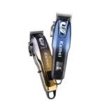 Kemei KM-709A professional rechargeable cordless hair and beard trimmer with attachment combs and charging cable