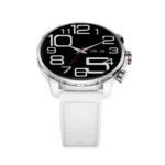Kieslect Kr Ultra 3 Smart Watch with a premium high-definition touch display screen and a stylish frame shown in image_72eee5.png