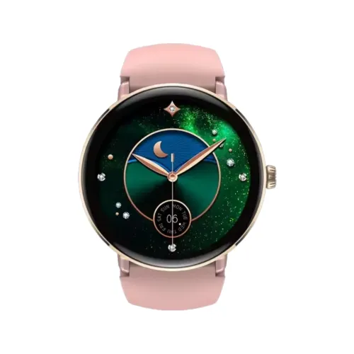 Zeblaze LILY 2 fashion smart watch with slim aluminum alloy round chassis and premium strap tracking health metrics